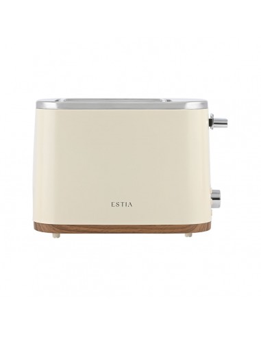 Φρυγανιέρα Pure Cream 2 Θέσεων 800W Κρεμ estia