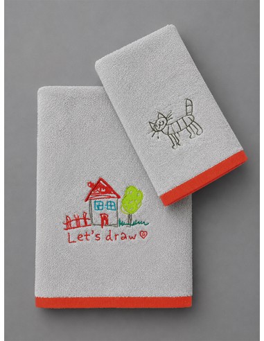 Σετ Παιδικές Πετσέτες Kids Bath DRAW Palamaiki