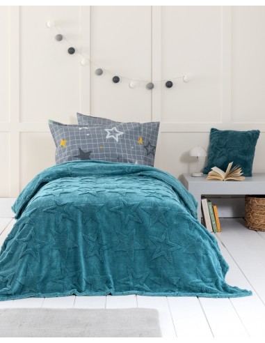 Κουβέρτα Μονή Fleece Starrin Blue Nima Home