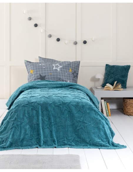Κουβέρτα Μονή Fleece Starrin Blue Nima Home