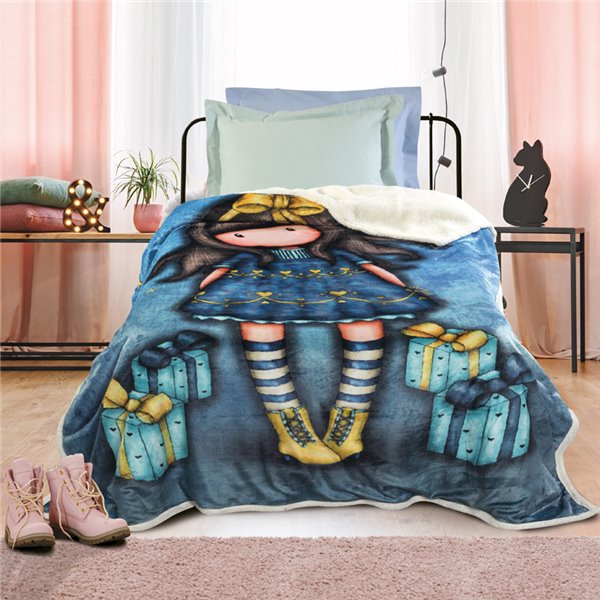 Κουβέρτα Fleece Μονή Das Home Santoro 5020