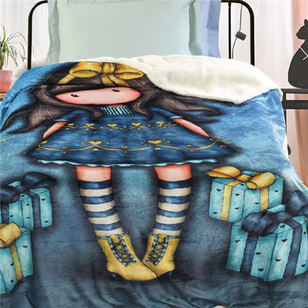 Κουβέρτα Fleece Μονή Das Home Santoro 5020 2