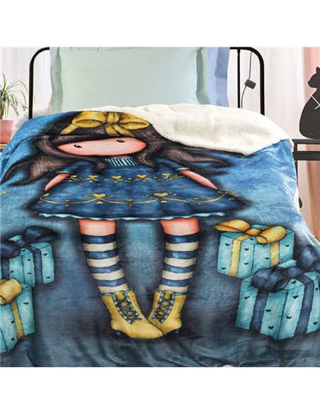 Κουβέρτα Fleece Μονή Das Home Santoro 5020
