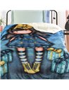 Κουβέρτα Fleece Μονή Das Home Santoro 5020