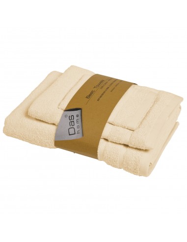 Πετσέτες (σετ 3τμχ.) Best 0702 CREAM Das Home