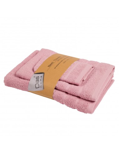 Πετσέτες (σετ 3τμχ.) Best 0708 PINK Das Home