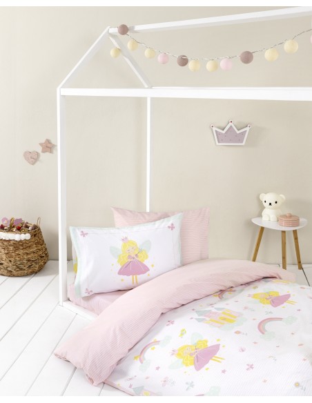Σετ Σεντόνια Μονά με Λάστιχο - Fairy Lelly NIMA Kids