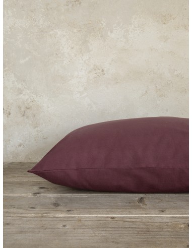 Μαξιλαροθήκες Unicolors - Deep Bordeaux Nima Home
