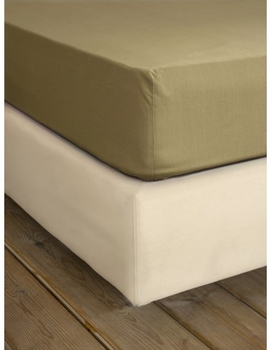 Σεντόνι Γίγας με Λάστιχο Unicolors - Gold Brown...
