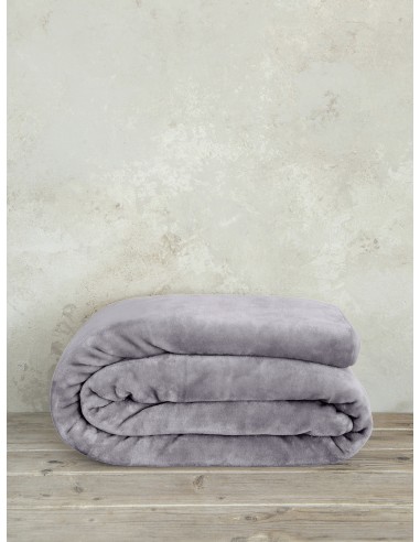 Κουβέρτα Βελουτέ Μονή 160x220 Coperta - Smoky...