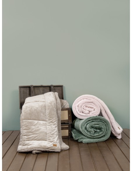 Κουβέρτα/Πάπλωμα Μονό 160x220 - Cira Nude Pink Nima Home