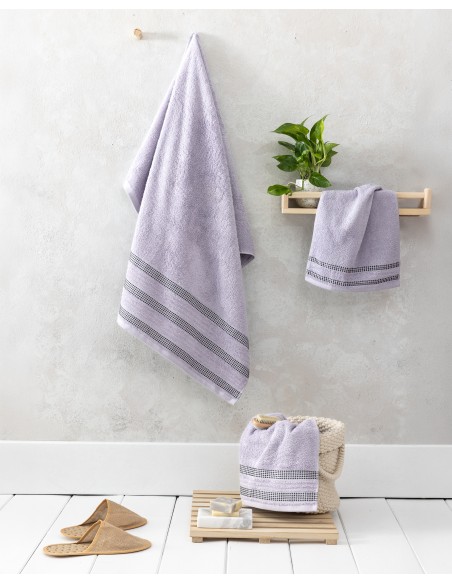 Σετ Πετσέτες (30x50 + 50x90 + 70x140) - Selia Lavender Nima Home