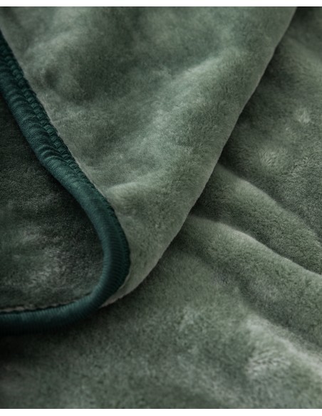 Κουβέρτα Βελουτέ Ημίδιπλη 180x220 Coperta - Forest Green Nima Home
