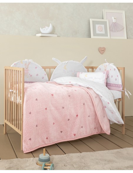 Κουβέρτα Βελουτέ Κούνιας 110x140 - Sweetheart Nima Bebe