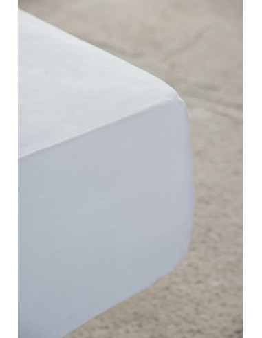 Σεντόνι Υπέρδιπλο με Λάστιχο Unicolors - White...