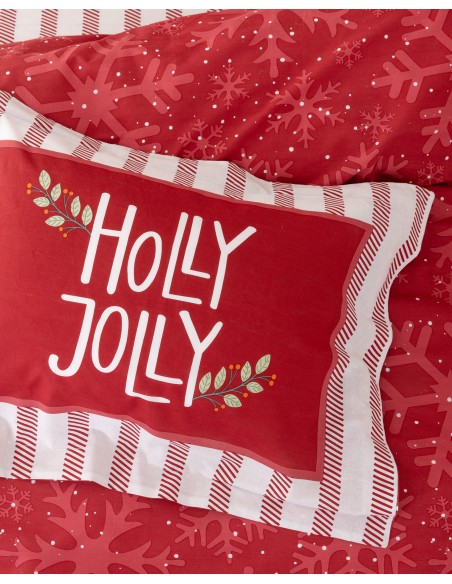 Σετ Παπλωματοθήκη Υπέρδιπλη - Holly Jolly Nima Home