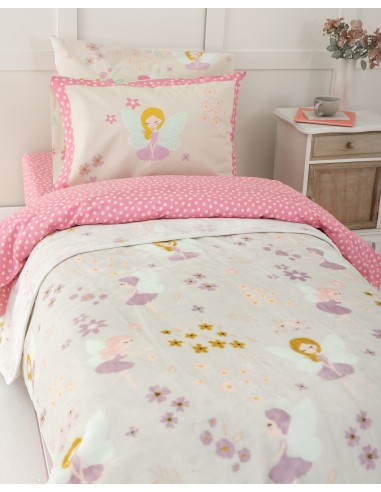 Κουβέρτα Βελουτέ Ημίδιπλη 180x220 - Fairielle...