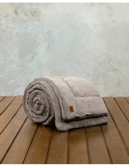 Κουβέρτα/Πάπλωμα Μονό 160x220 - Cira Cigar Beige Nima Home