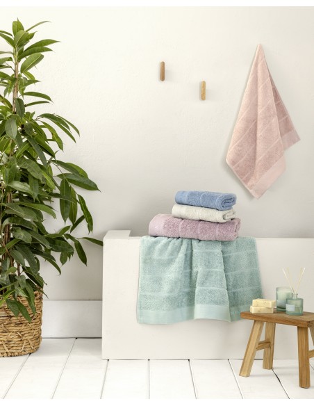 Σετ Πετσέτες (30x50 + 50x90 + 70x140) - Essence Lilac Nima Home