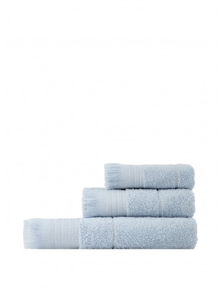 Σετ Πετσέτες (30x50 + 50x90 + 70x140) Plush - Light Blue Nima Home