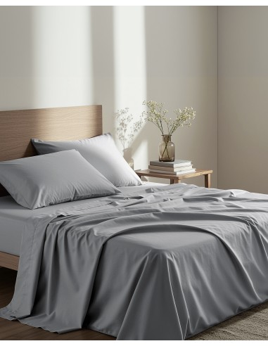 Σεντόνι Ημίδιπλο Unicolors - Medium Gray Nima Home