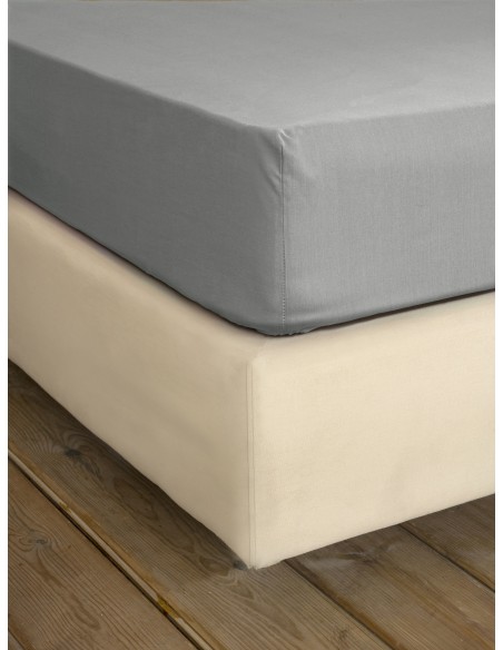 Σεντόνι Ημίδιπλο Unicolors - Medium Gray Nima Home