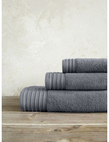 Πετσέτα 90x145 Feel Fresh - Night Gray Nima Home