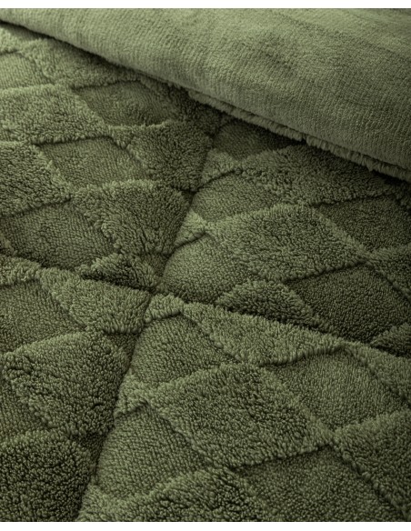 Κουβέρτα/Πάπλωμα Υπέρδιπλο 220x240 - Snug Dark Green Nima Home Nima Home