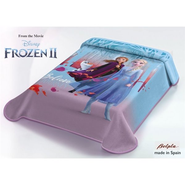 Κουβέρτα Βελουτέ Μονή Belpla Frozen