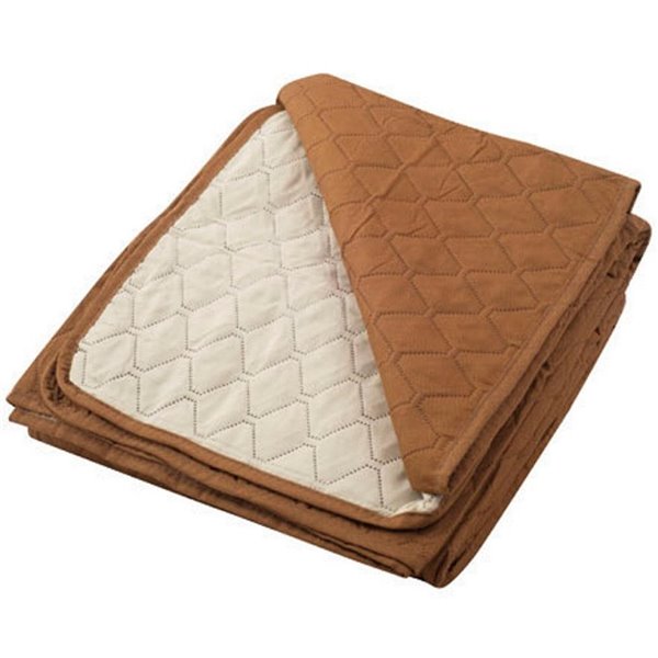 Κουβερλί Μονό Διπλής Όψης Adam Home Ultrasonic K5 Brown/Cream