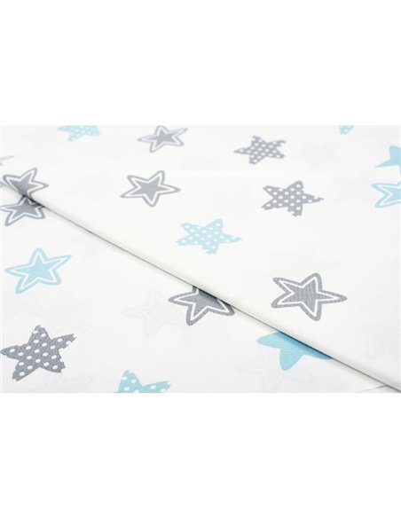 Σεντόνια Κούνιας (σετ) Dimcol 104 Sky Blue
