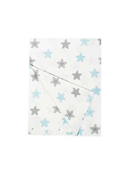 Σεντόνια Κούνιας (σετ) Dimcol 104 Sky Blue