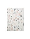 Σεντόνια Κούνιας (σετ) Dimcol Hearts 09 Coral