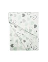 Σεντόνια Κούνιας (σετ) Dimcol Hearts 10 Green