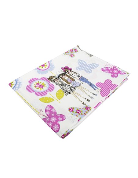Σεντόνια Κούνιας (σετ) Dimcol Girls 59 Lilac