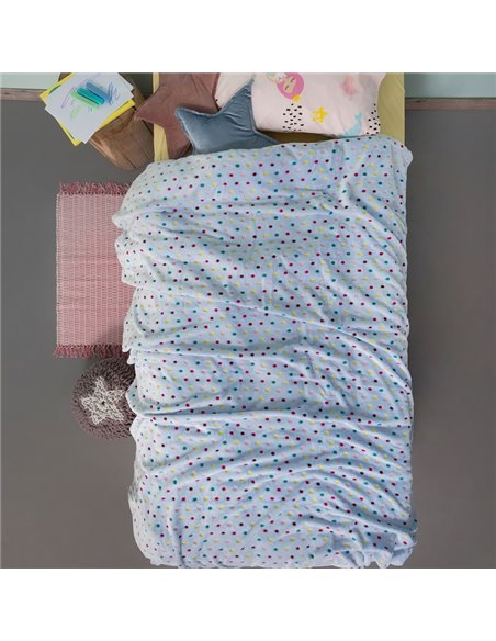 Φωσφοριζέ Κουβέρτα Μονή Fleece Palamaiki Bubble