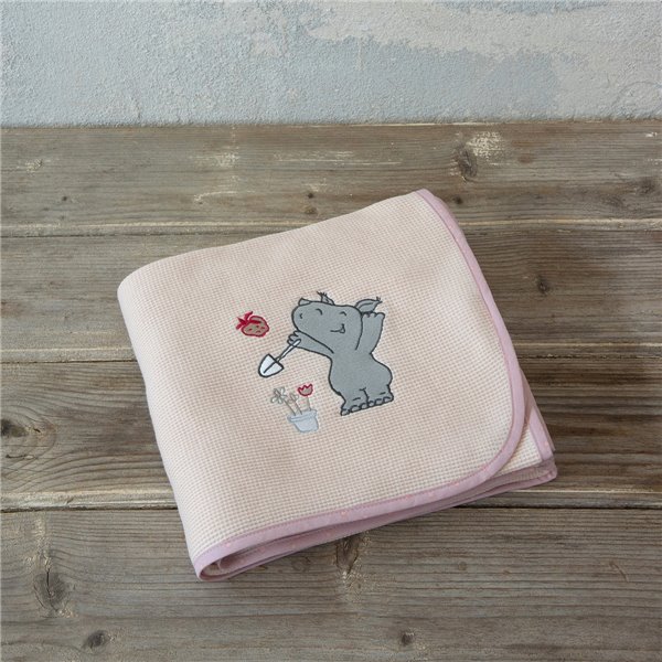 Κουβέρτα Πικέ Κούνιας Nima Home Little Rhino