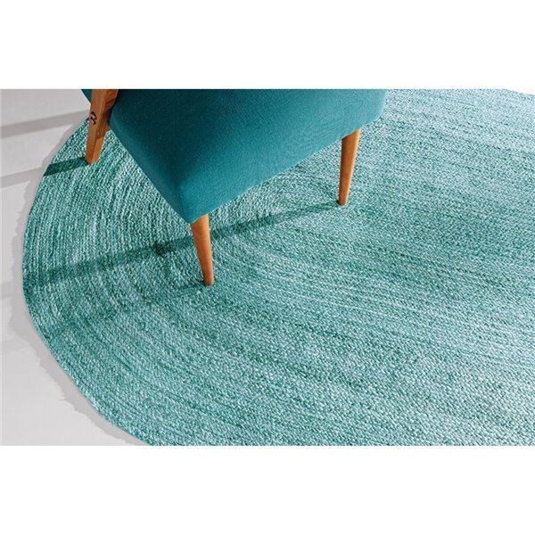 Καλοκαιρινό Χαλί 140X210 Guy Laroche Native Aqua Oval