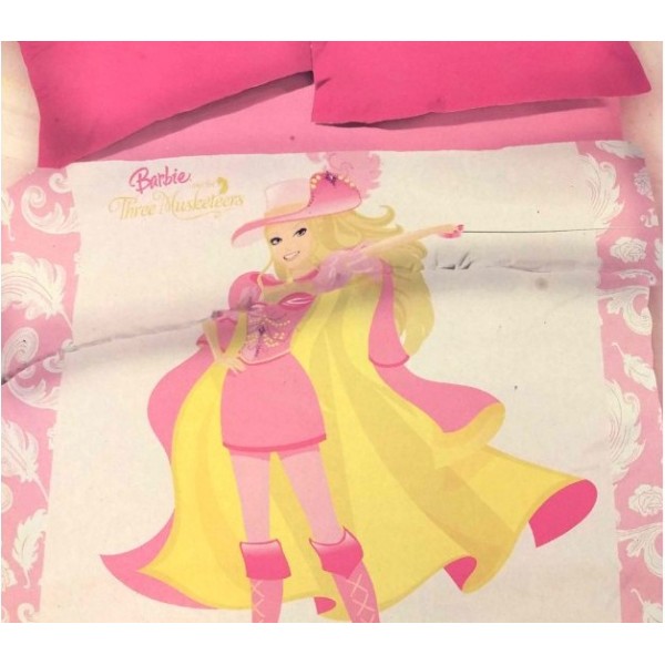 Κουβέρτα Βελουτέ Μονή Kentia 025BL Barbie (Υ)
