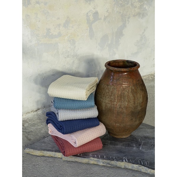 Κουβέρτα Πικέ Γίγας Nima Home Habit Navy Blue 2