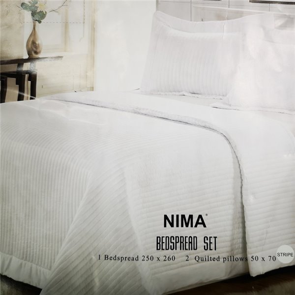 Κουβερλί Υπέρδιπλο (σετ) Nima Home Ρίγα
