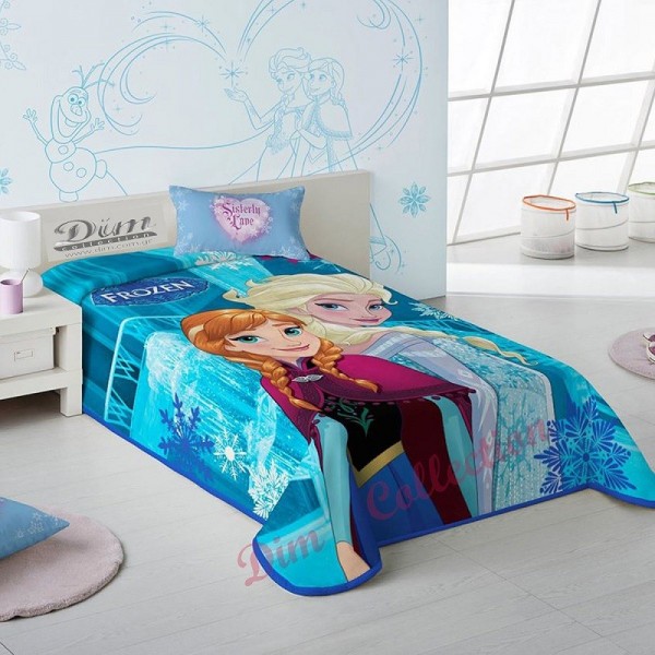 Κουβέρτα Βελουτέ Μονή Dim Collection Disney Frozen