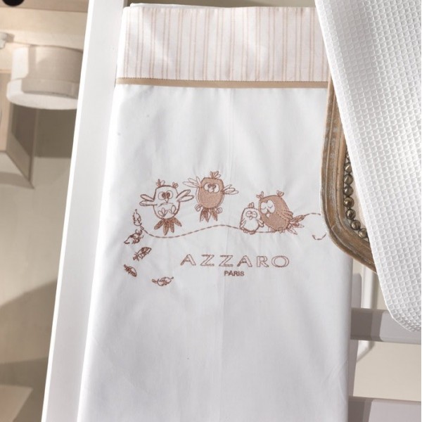 Σεντόνια Κούνιας (σετ) Azzaro Funny Birds 2