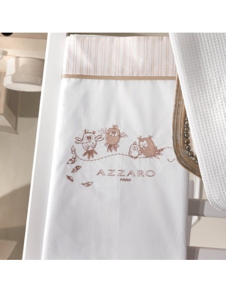 Σεντόνια Κούνιας (σετ) Azzaro Funny Birds