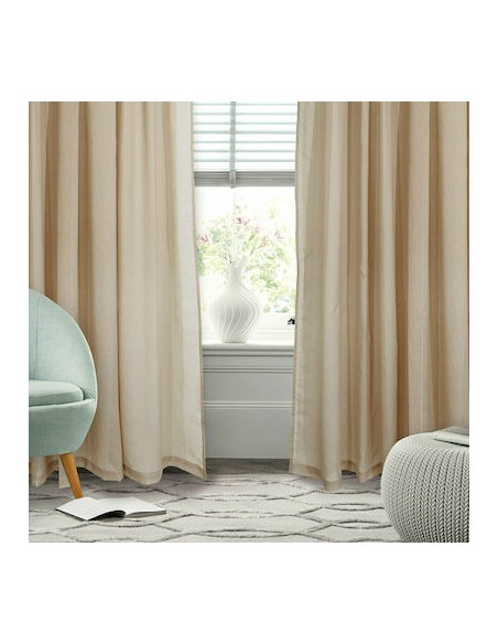 Κουρτίνα Με Τρέσα (300Χ270) Das Home 2197
