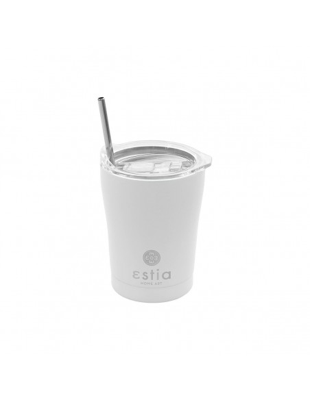 Θερμός Coffee Mug 350ml εstia Save The Aegean 01-12434 Pure White εstia