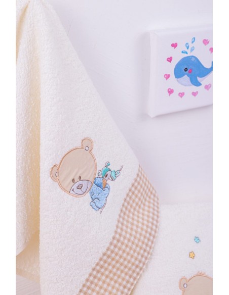 Βρεφικές Πετσέτες (σετ) Dim Collection Happy Bears 22