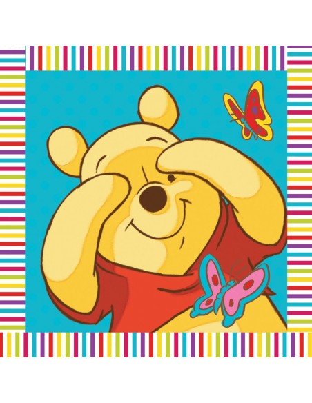 Λαβέτα-Πετσέτα Χεριών 30x30 Dimcol Disney Winnie 01