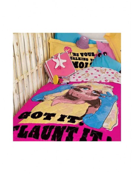 Παπλωματοθήκη Μονή 170x250 (σετ) Palamaiki Muppets