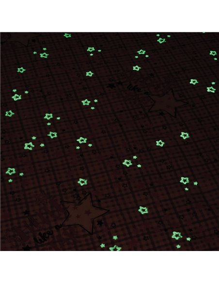 Σεντόνια Μονά Φωσφοριζέ (σετ) Palamaiki Cluster Blue